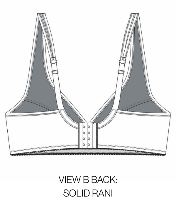 Rani Wired Bra: Sewing Pattern