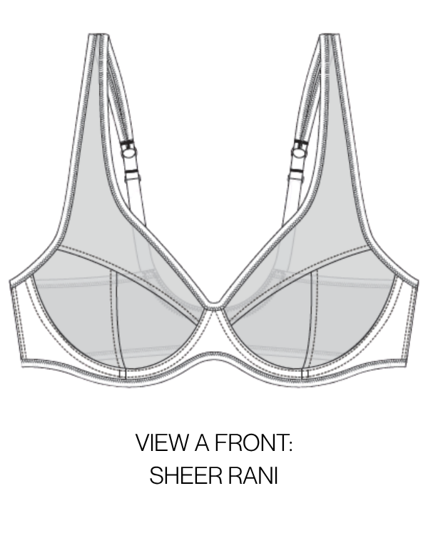 Rani Wired Bra: Sewing Pattern