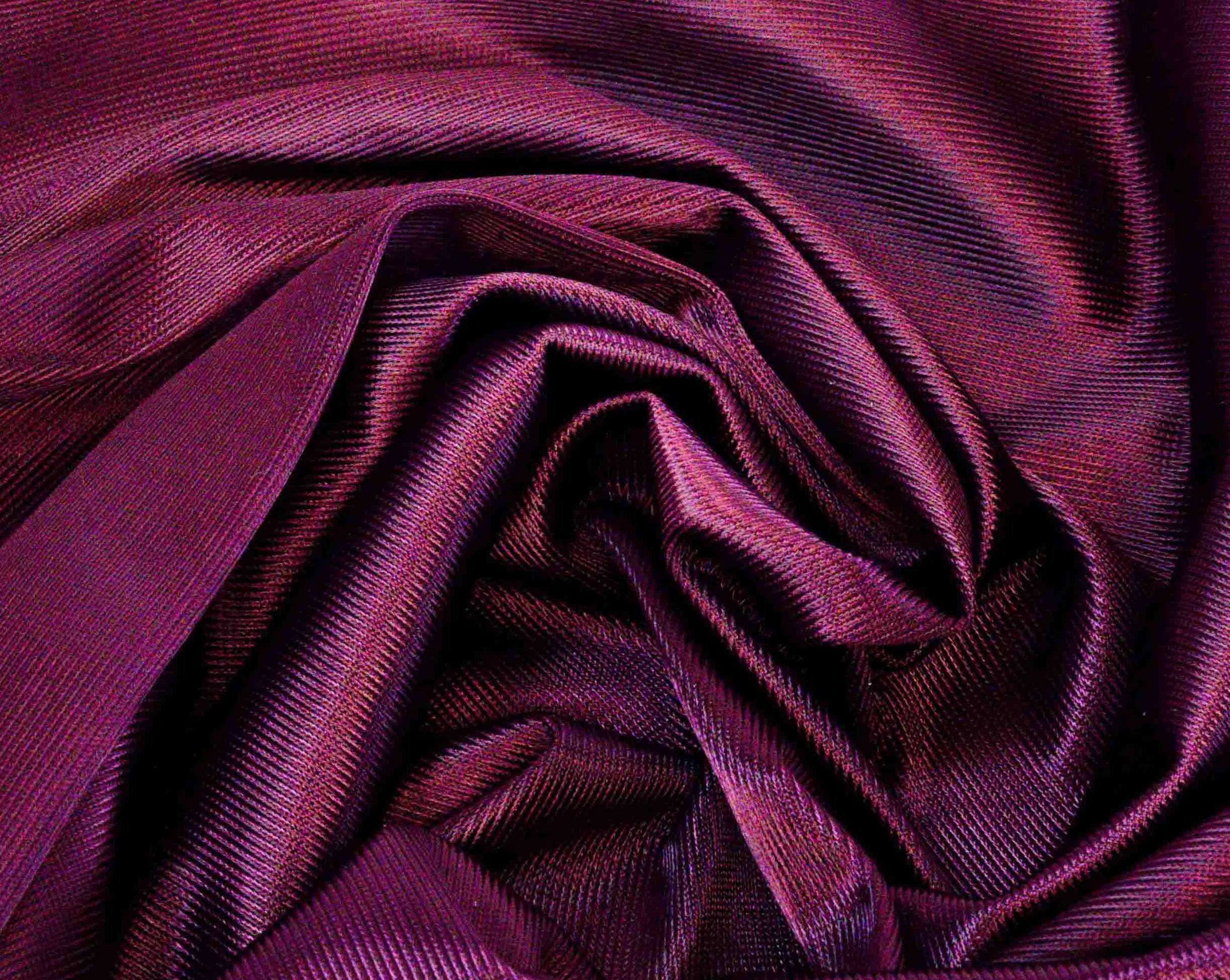 Rubies Custom Bra Satin Fabric Black Cherry