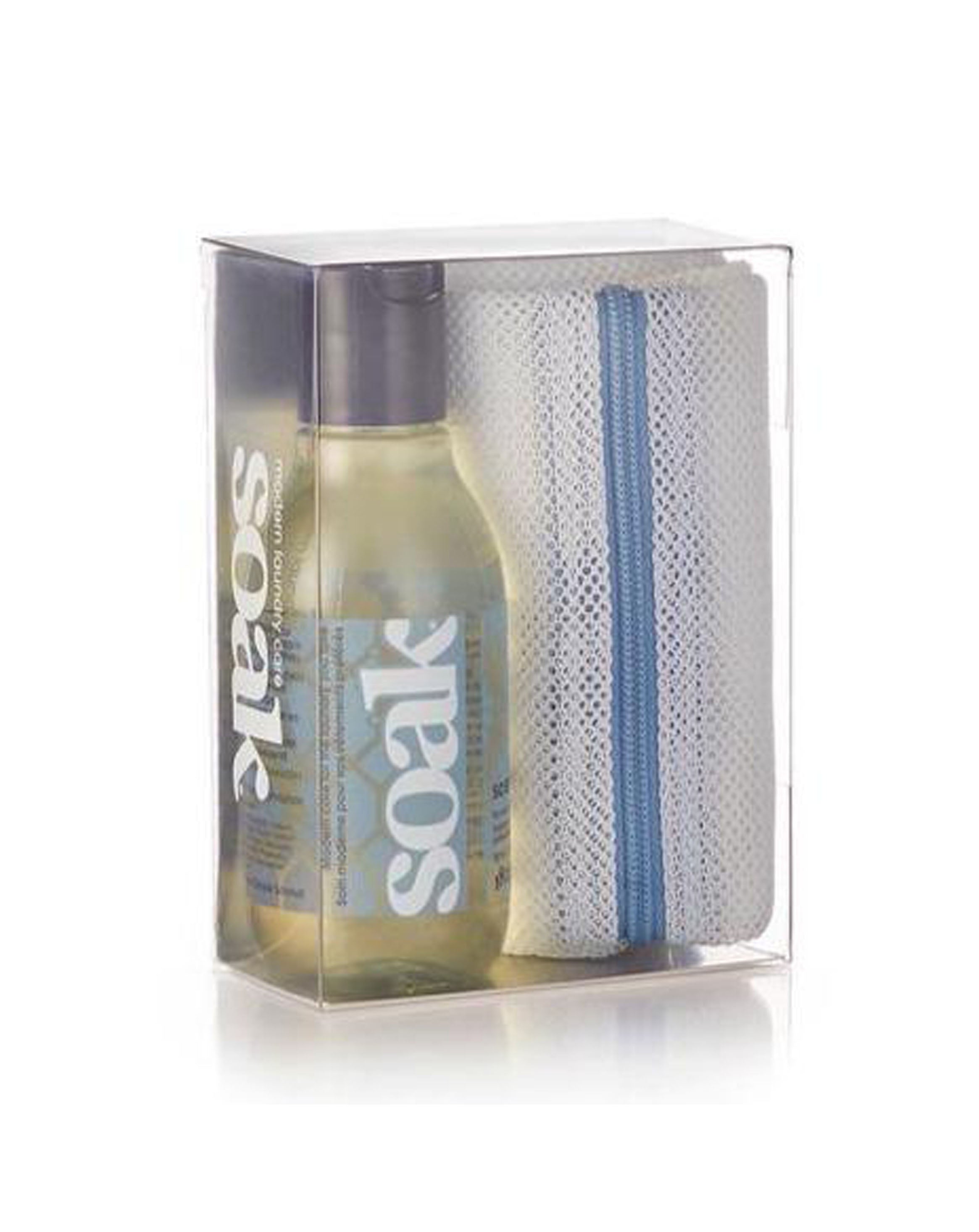 Scentless travel-sized wash bottle and intimates bag.