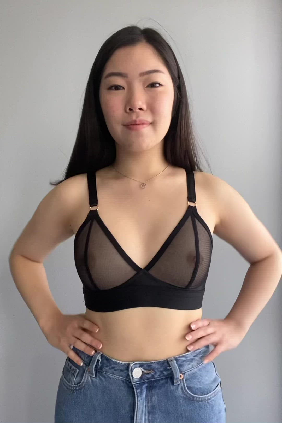 Mesh bras, Sheer bras made in Canada.