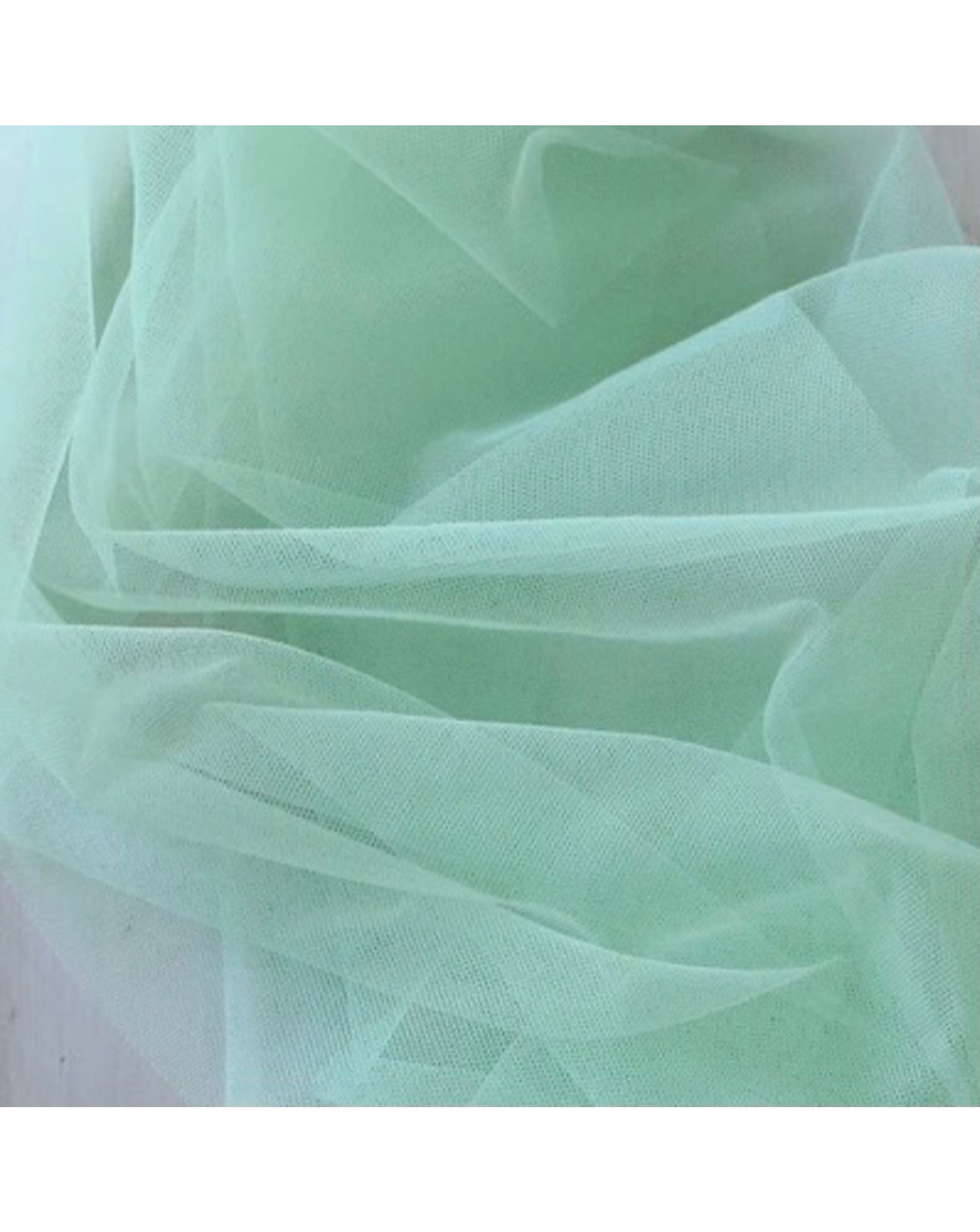 Close up of Rubies Bras Mint Tulle.